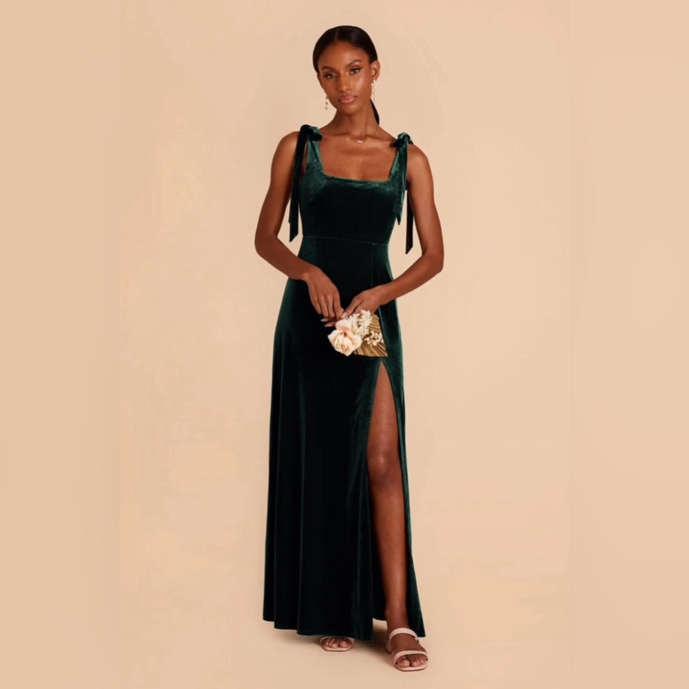 Birdy Grey Alex Velvet Emerald Dress